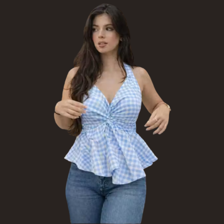 Cropped Faux leather Jacket